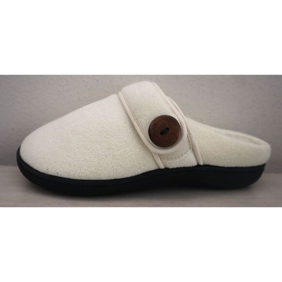 Glolily WMN's Sz 8M Ivory Mia Faux Shearling Lined Indoor/Outdoor Comfy Slippers - Picture 9 of 13